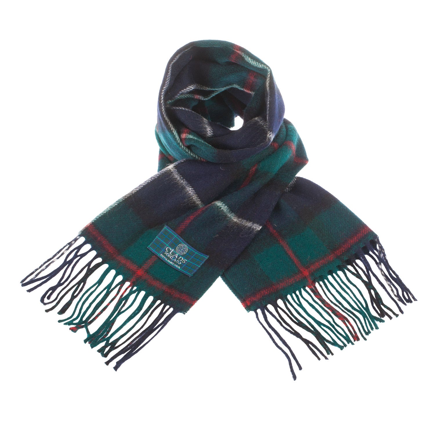 Lambswool Scottish Tartan Clan Scarf Robertson Hunting