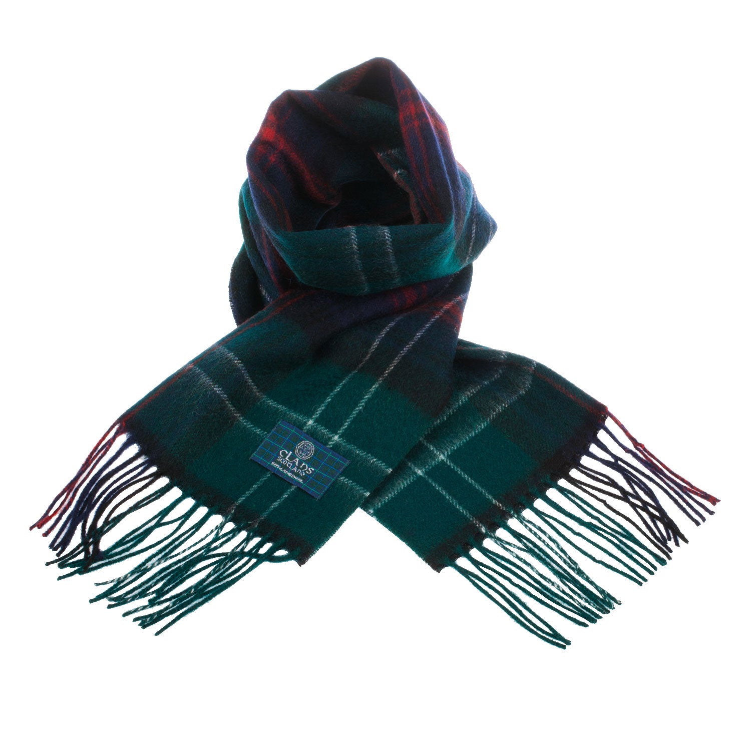 Lambswool Scottish Tartan Clan Scarf Sutherland Old