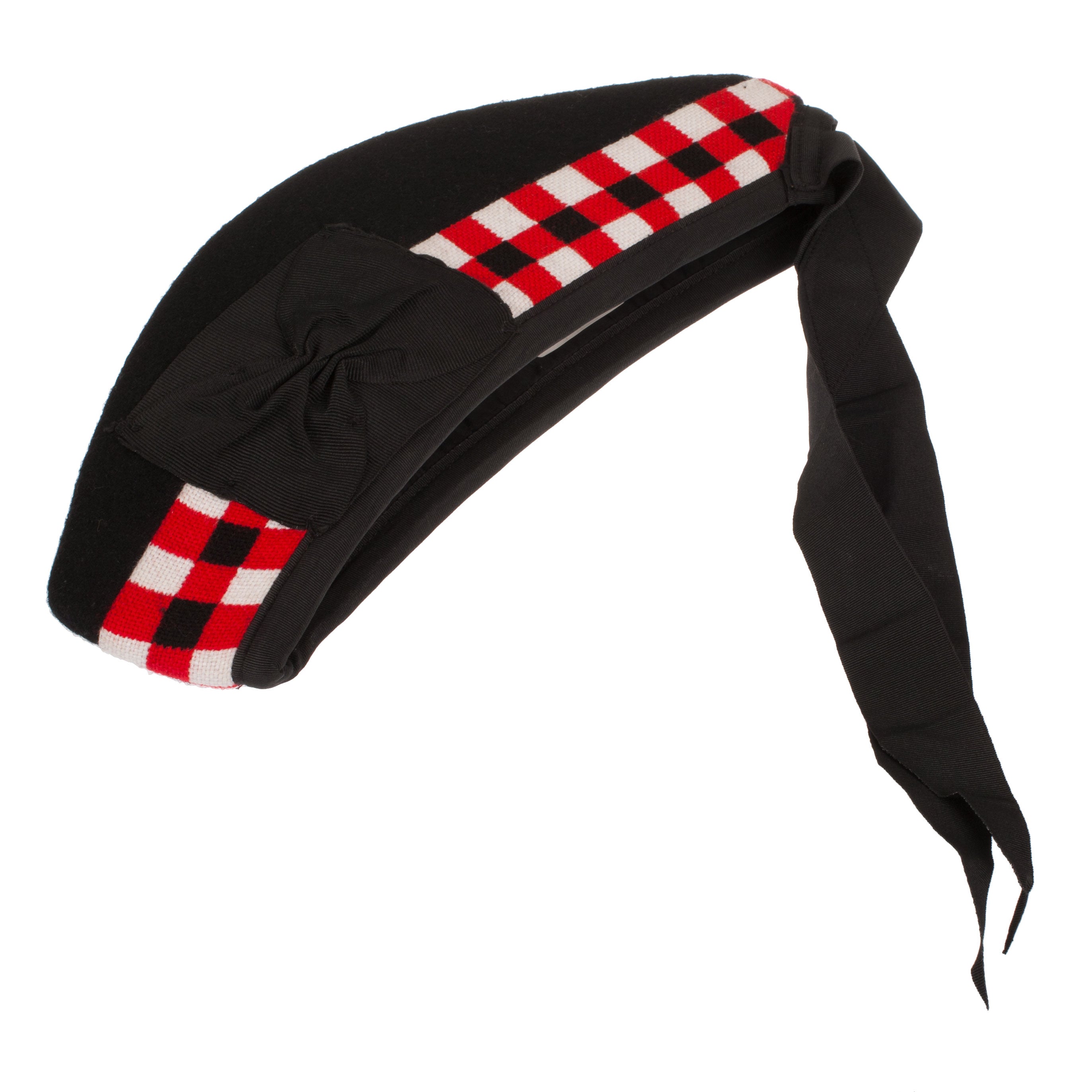 Gents Glengarry Diced Black