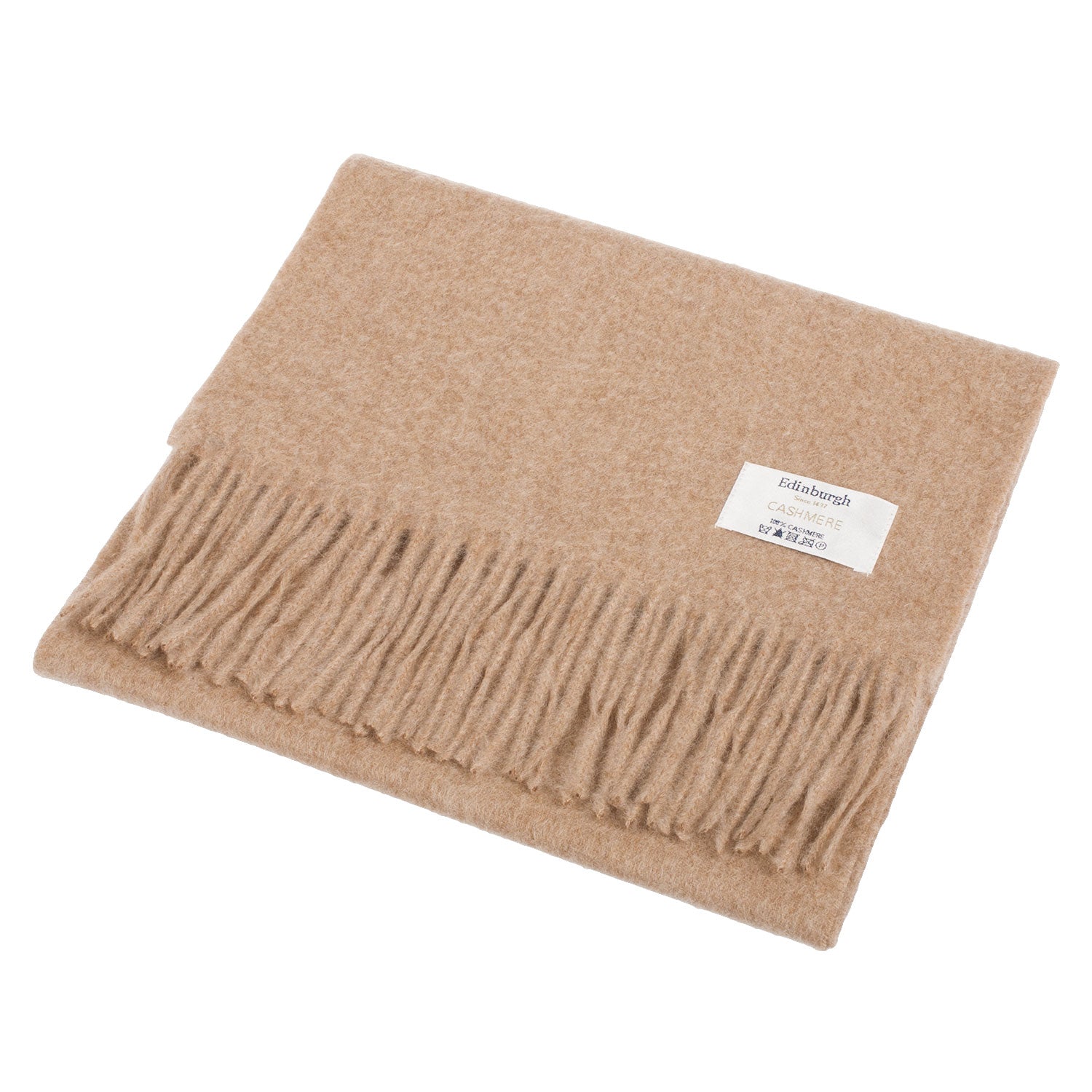 Edinburgh Cashmere Scarf Natural