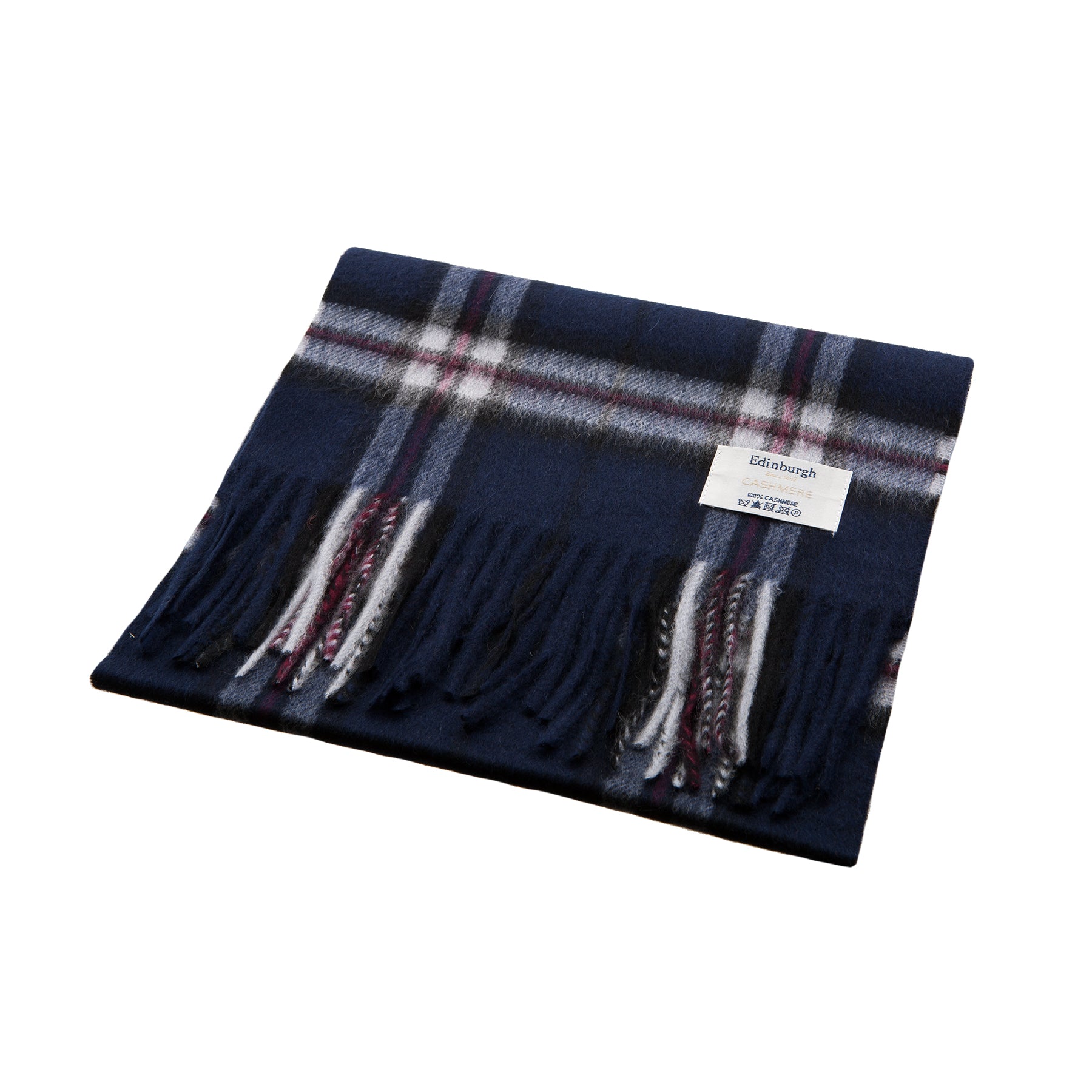 Edinburgh Cashmere Scarf Thomson Navy