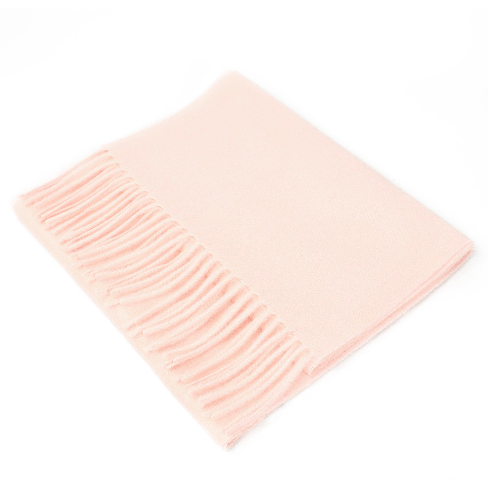 Edinburgh 100% Lambswool Tartan Scarf Light Pink