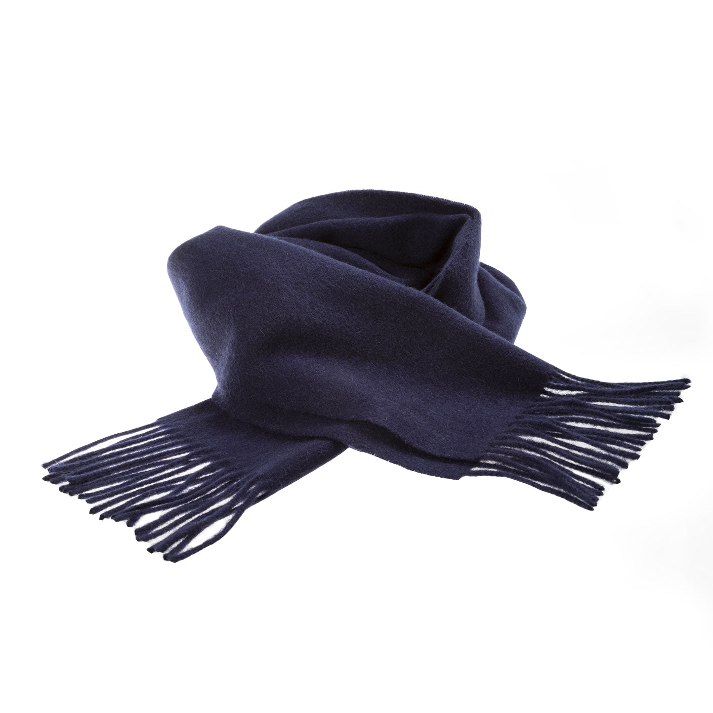 Edinburgh 100% Lambswool Tartan Scarf Navy
