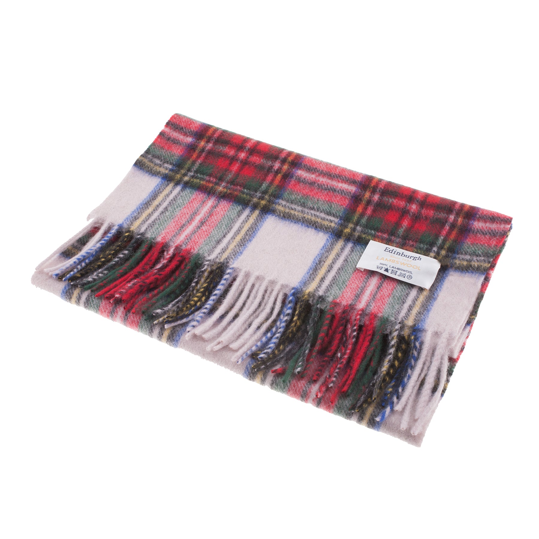 Edinburgh 100% Lambswool Tartan Scarf Stewart Dress