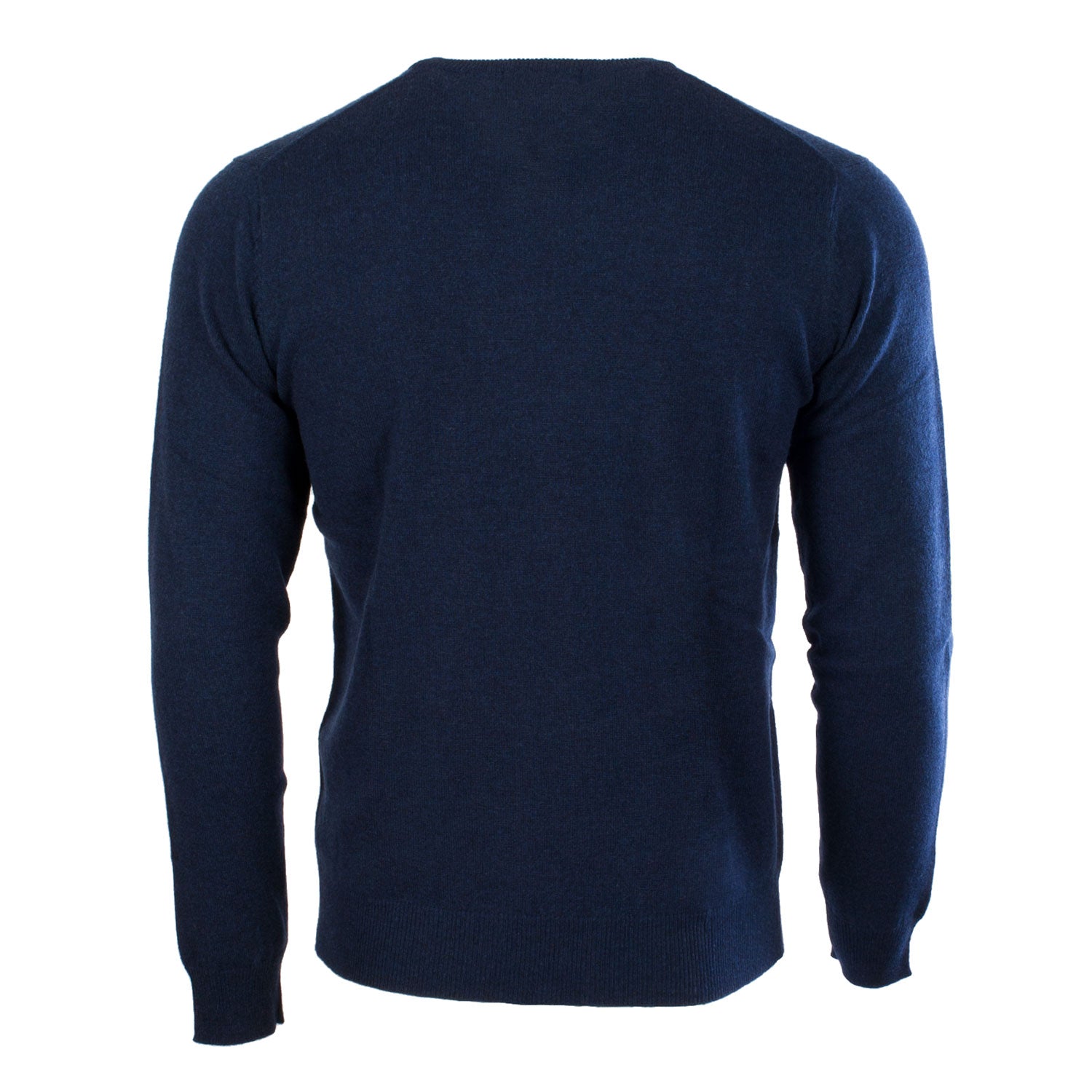 100% Cashmere Gents C Neck Plain Jumper Cosmos