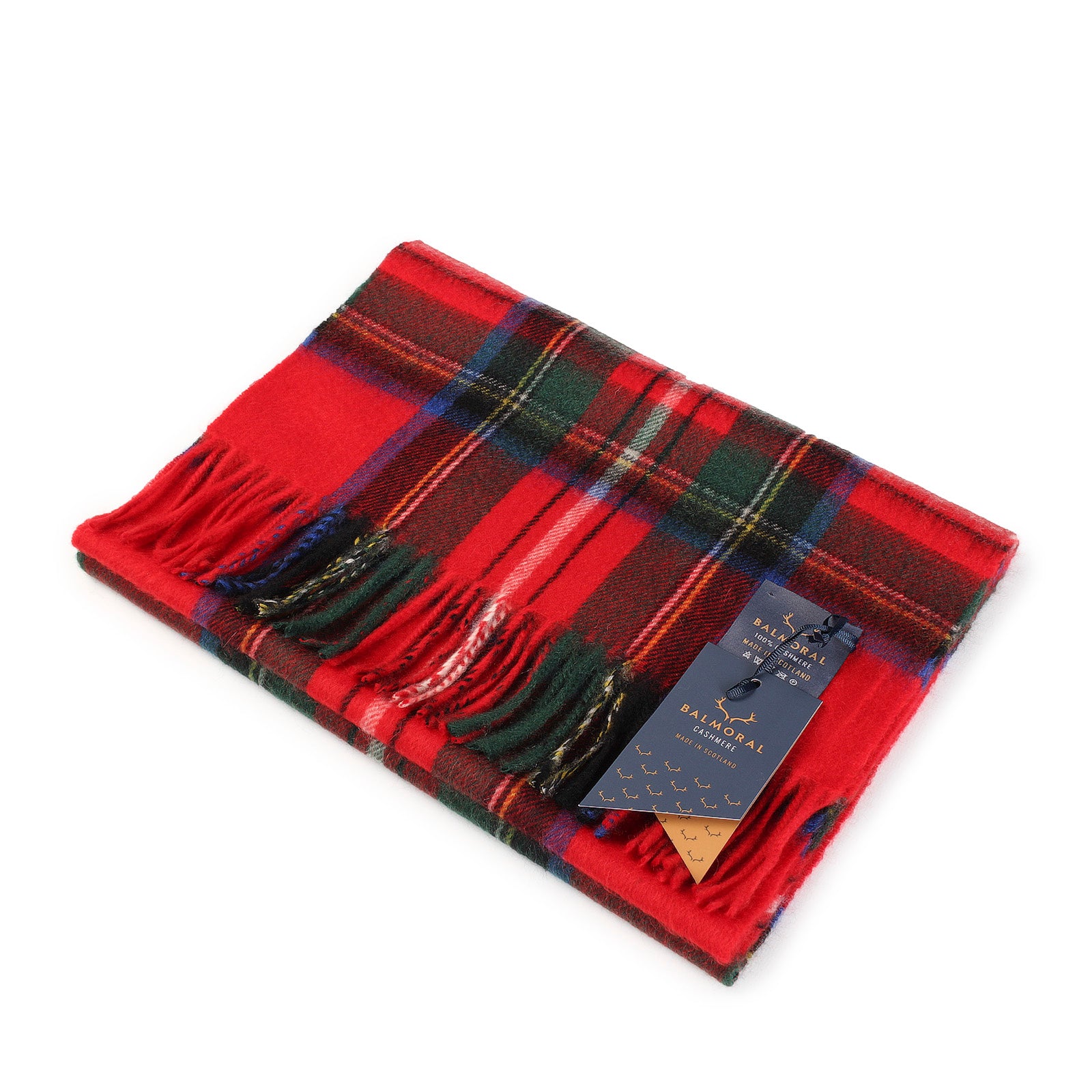 100% Cashmere Woven Scarf Dalton Stewart Royal