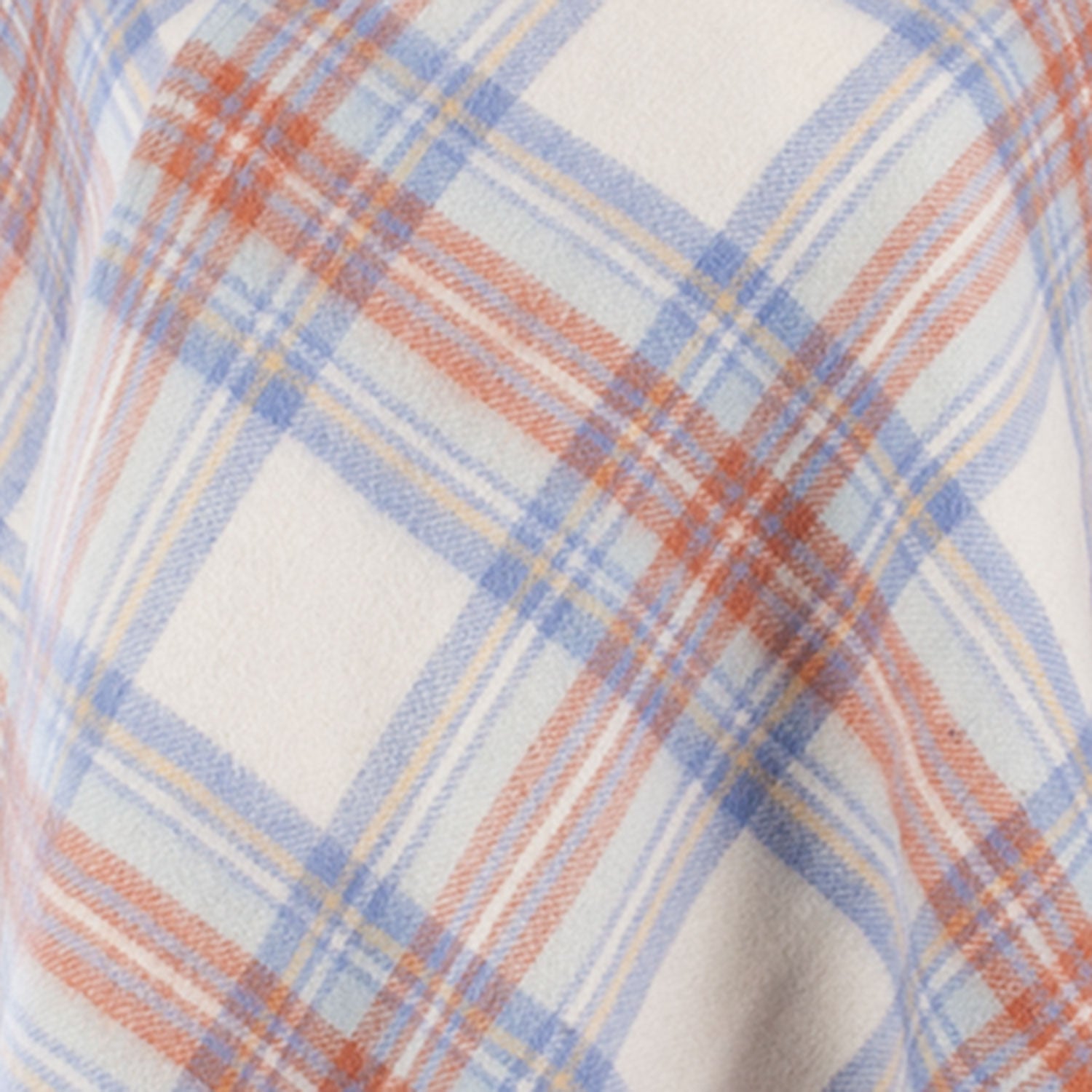 Mini Me Childrenās Cape Edinburgh Lambswool Stewart Muted Blue