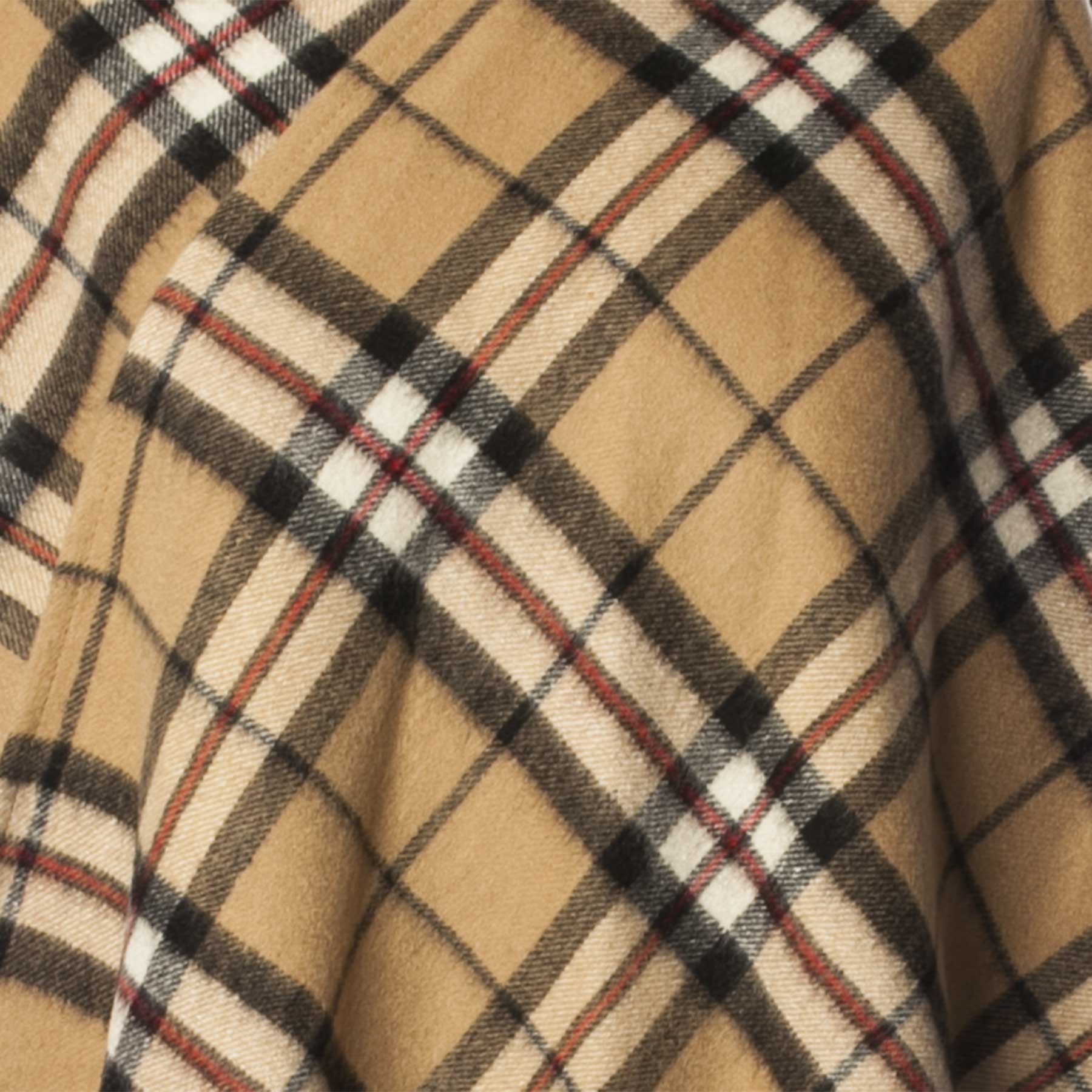 Mini Me Childrenās Cape Edinburgh Lambswool Thomson Camel