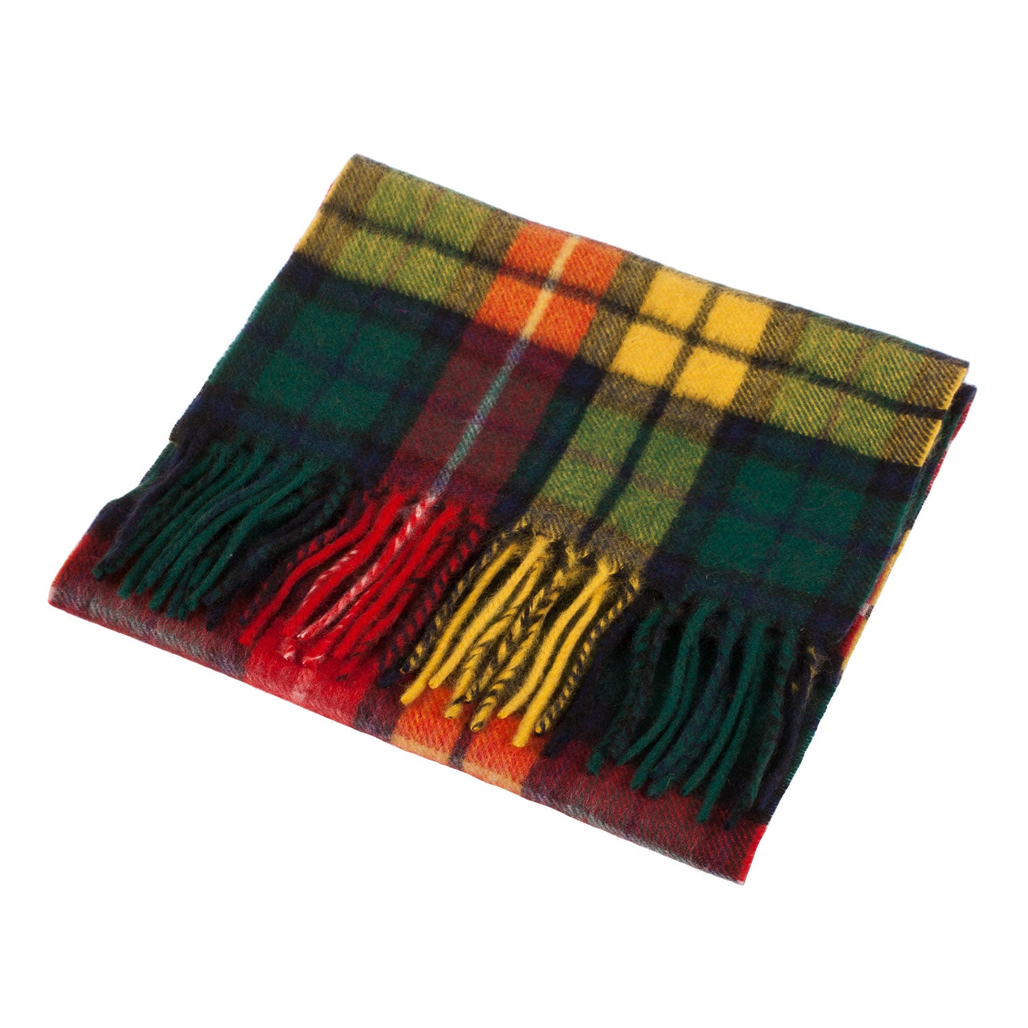 Cashmere Scottish Tartan Clan Scarf Buchanan Modern
