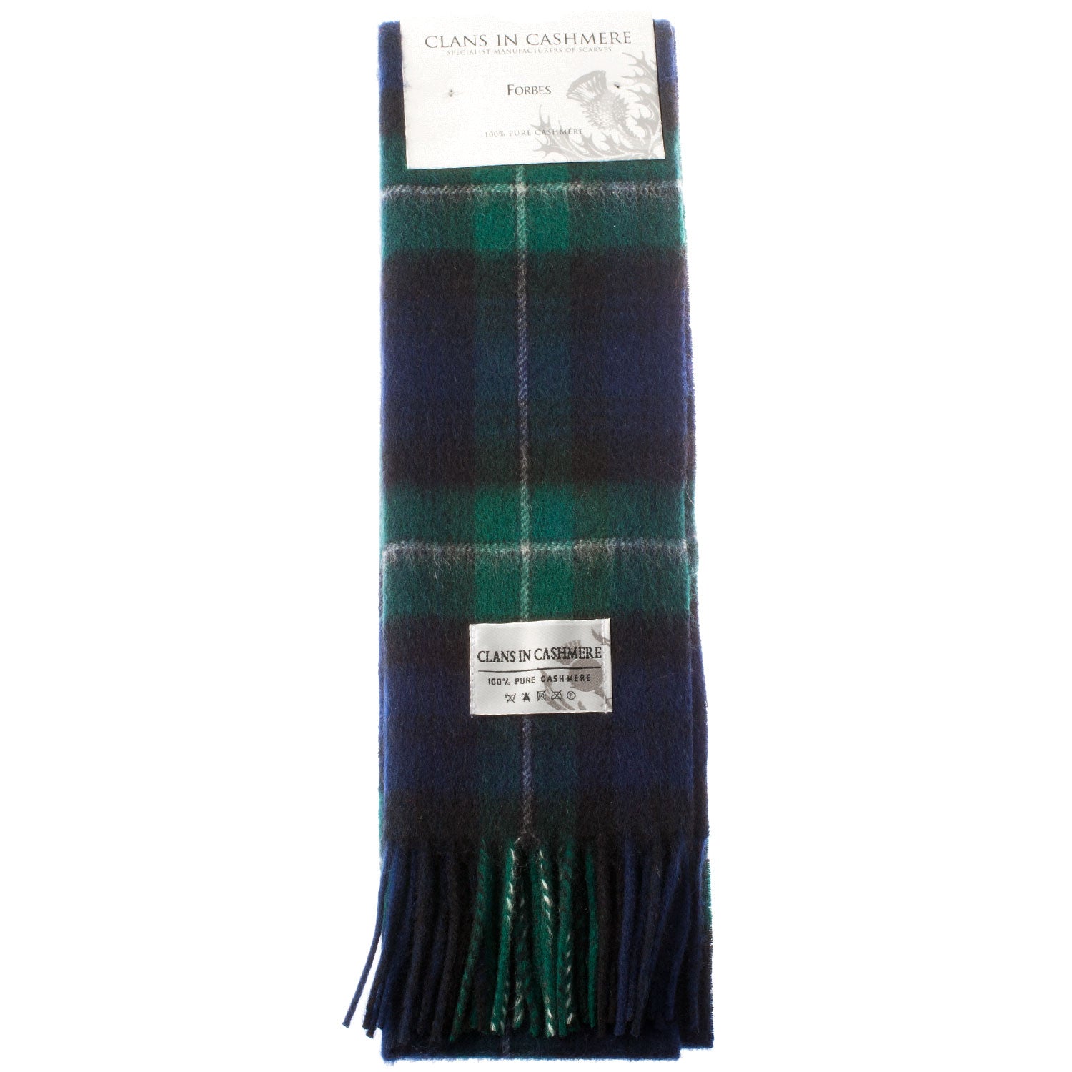 Cashmere Scottish Tartan Clan Scarf Forbes