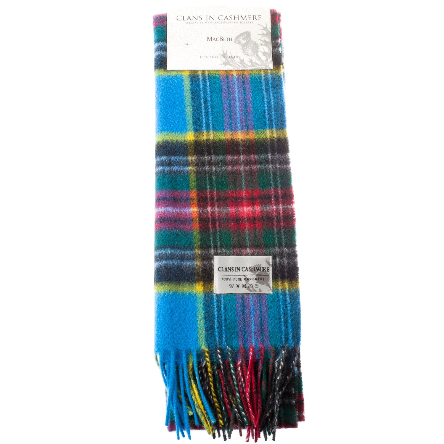 Cashmere Scottish Tartan Clan Scarf Macbeth