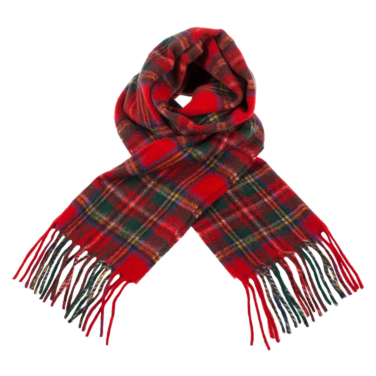 Cashmere Scottish Tartan Clan Scarf Stewart Royal