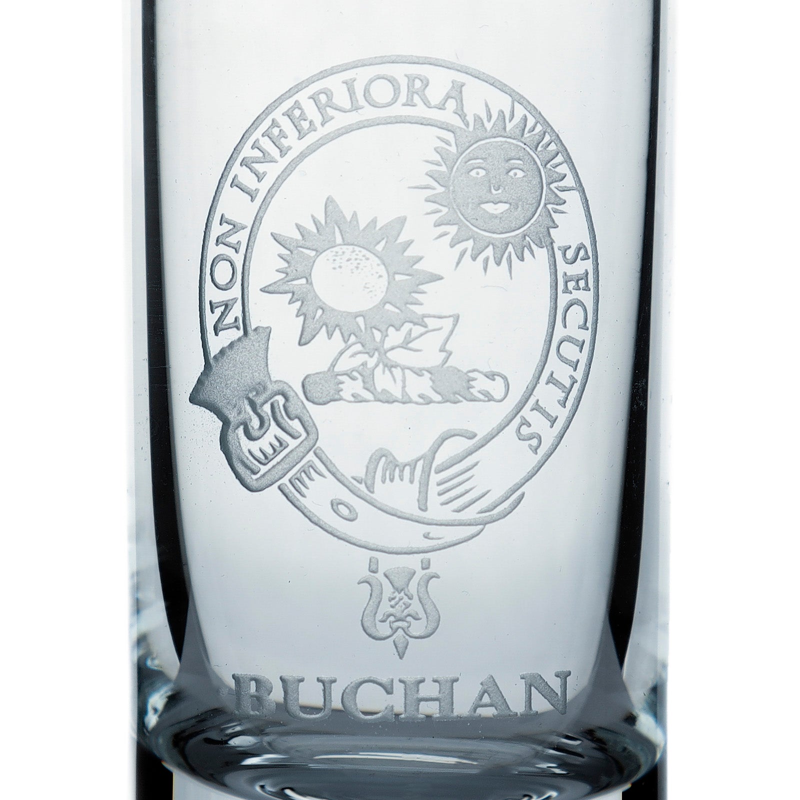 Collins Crystal Clan Shot Glass Buchan
