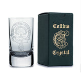 Collins Crystal Clan Shot Glass Clark