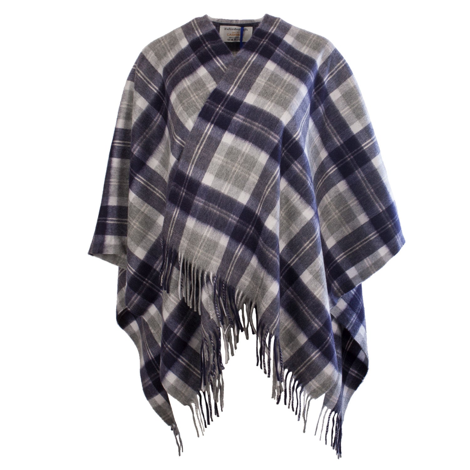 Mini Me Childrenās Cape Edinburgh Cashmere Bannockbane Silver