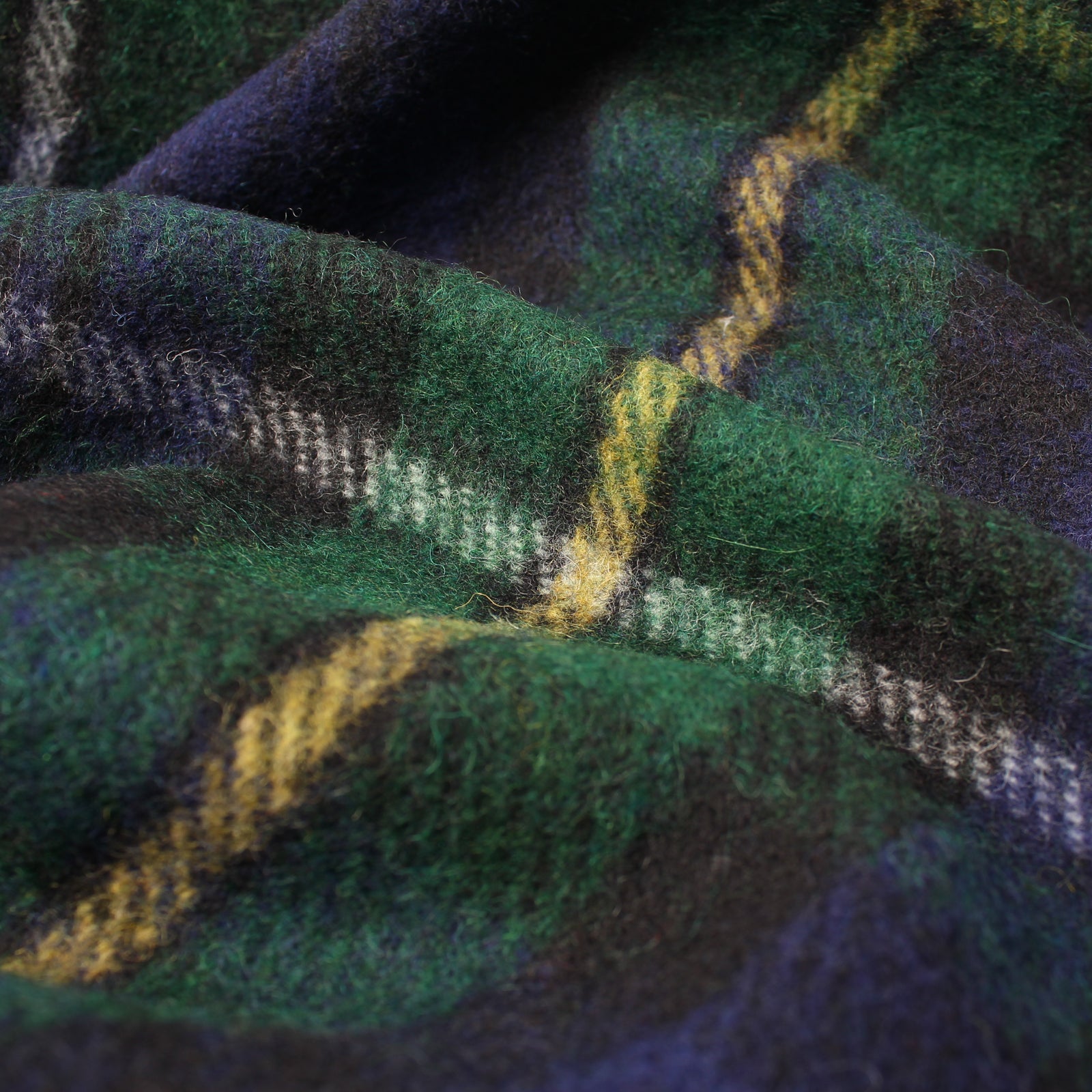 Highland Wool Blend Tartan Blanket / Throw Extra Warm Campbell Of Argyll
