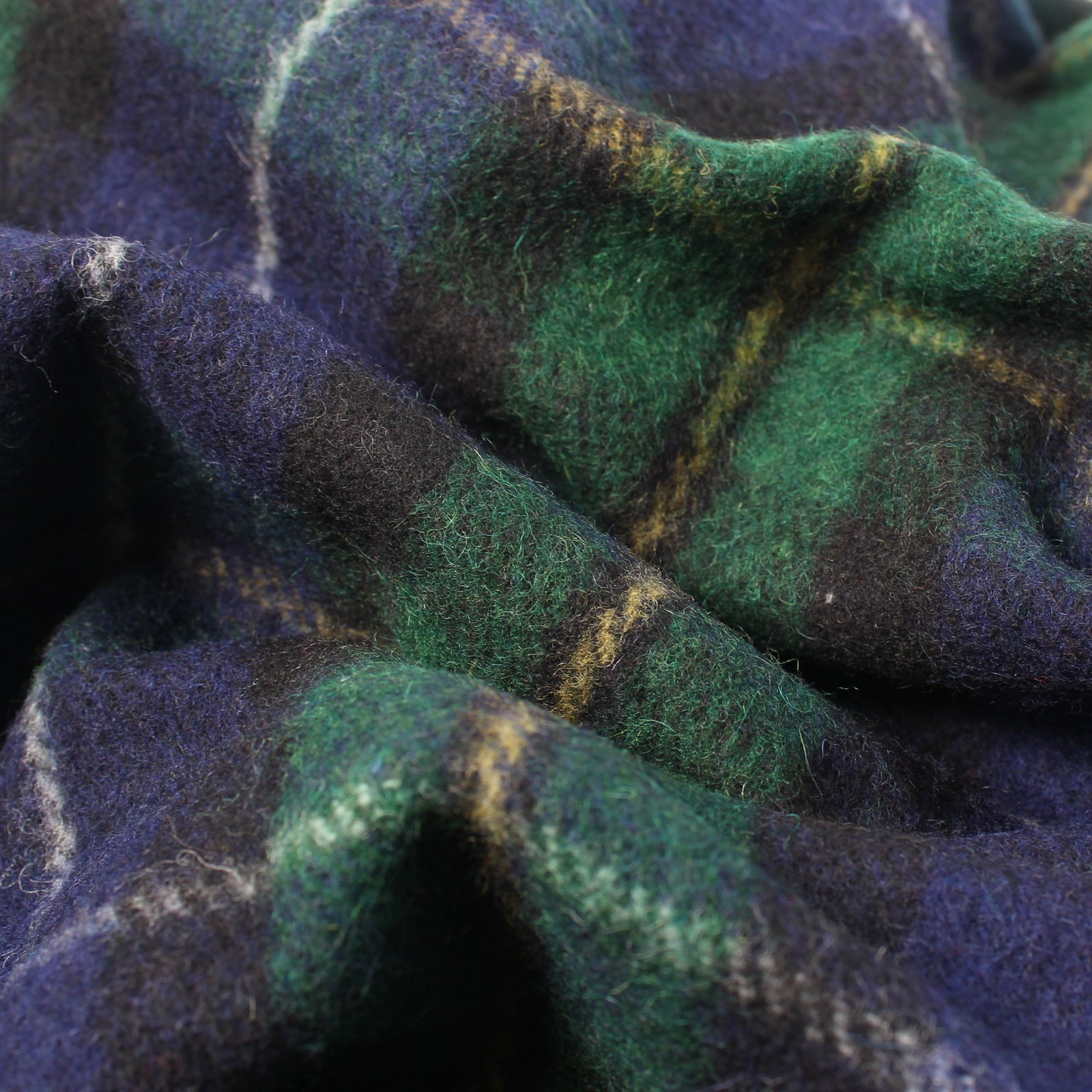 Highland Wool Blend Tartan Blanket / Throw Extra Warm Macneil Of Barra