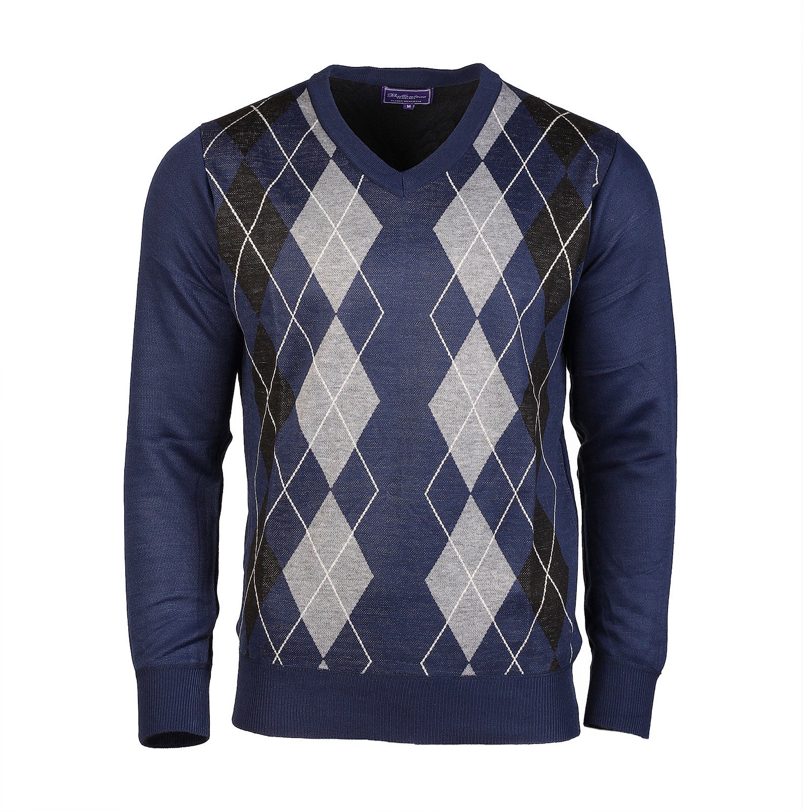 Argyle Ballantrae Jumper Royal Blue