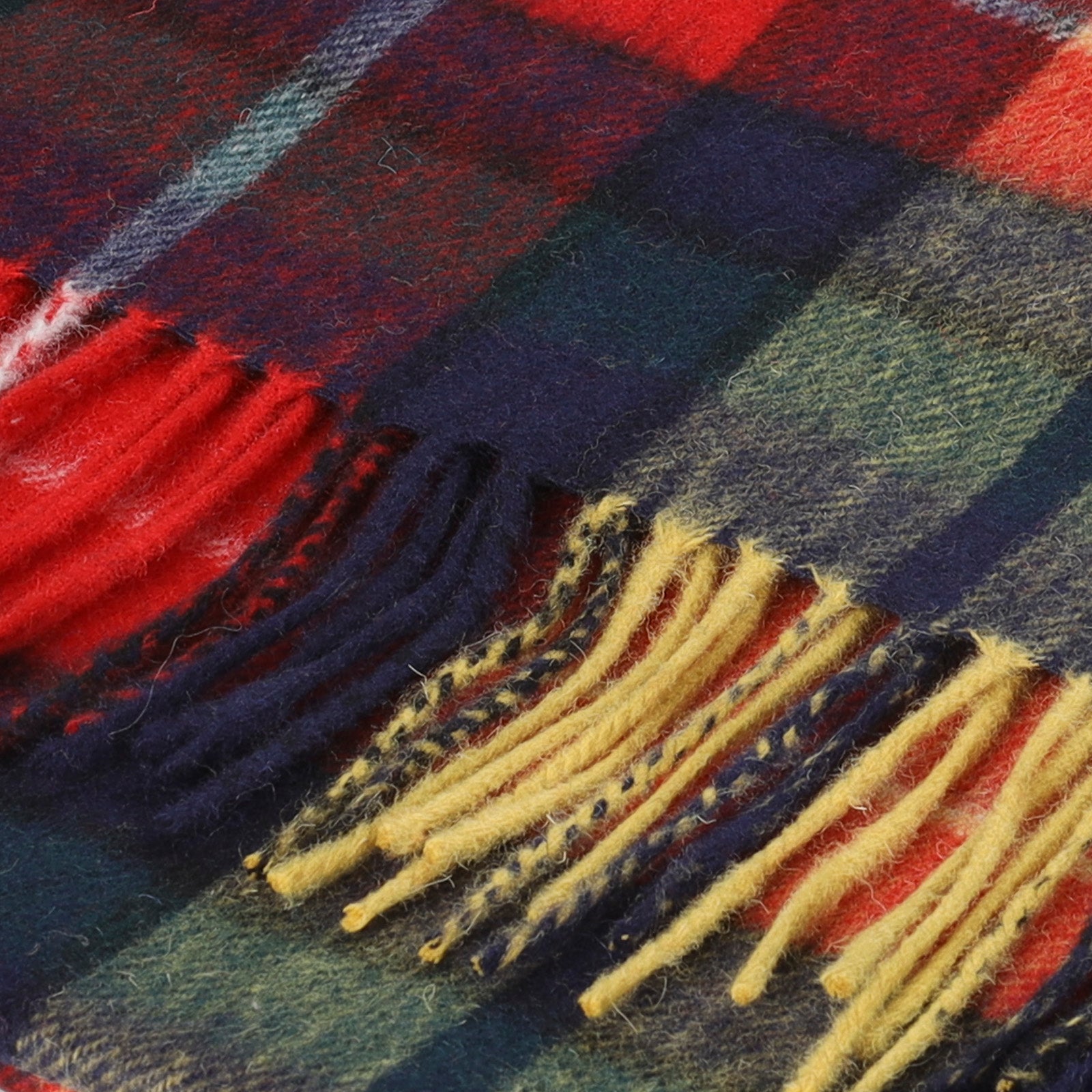 Hos 100% Lambswool Wide Scarf Buchanan Modern