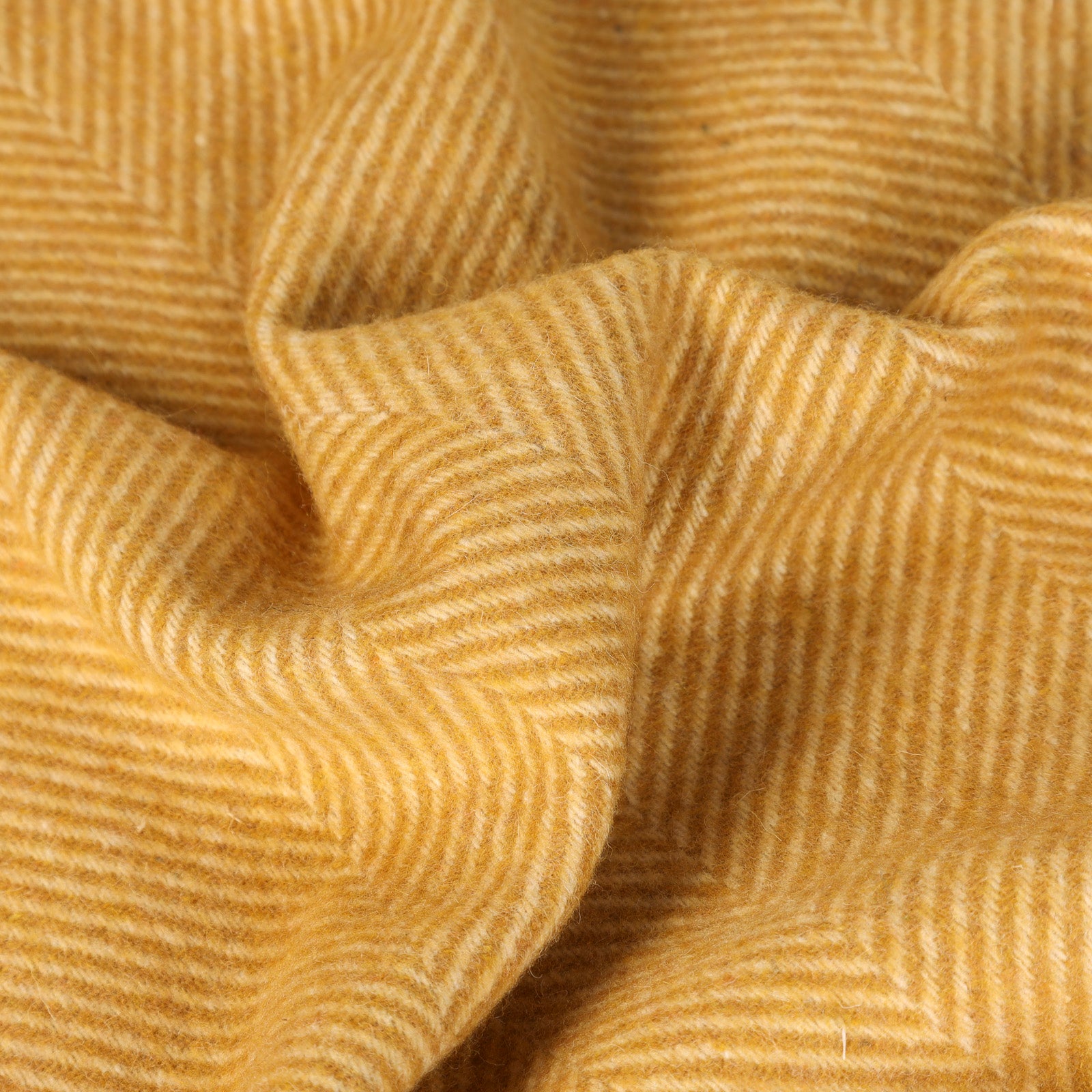 Herringbone Knee Blanket Mustard