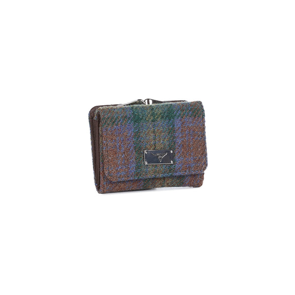 Unst Clasp Purse With Card Section Skye Tartan