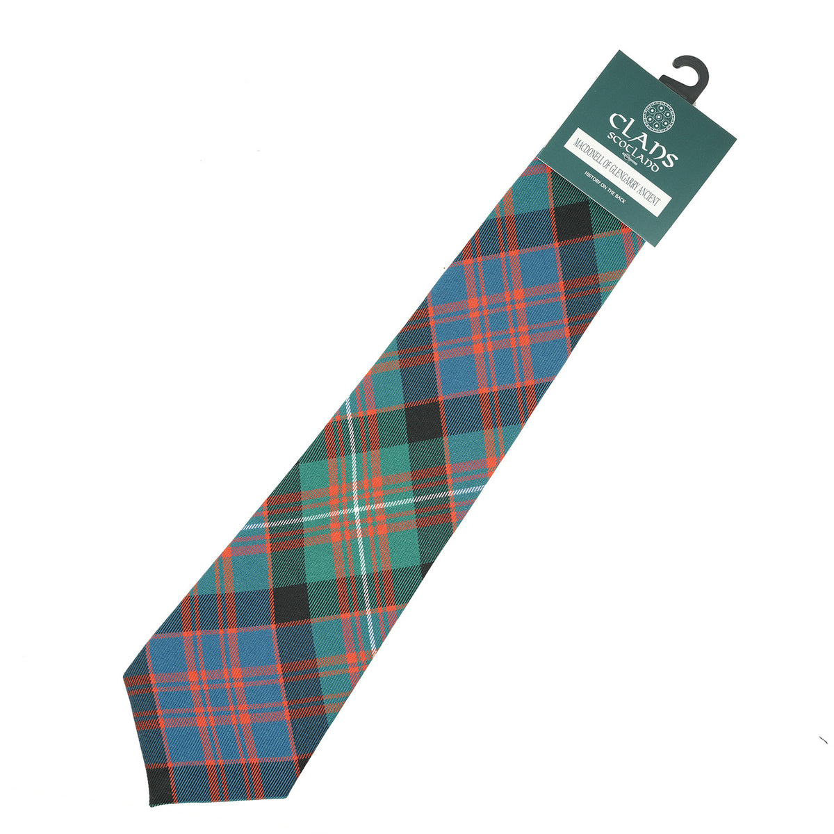 Traditional Scottish Clan Tartan Tie – Traditional Plaid Necktie - MACDONELL OF GLENGARRY ANCIENT