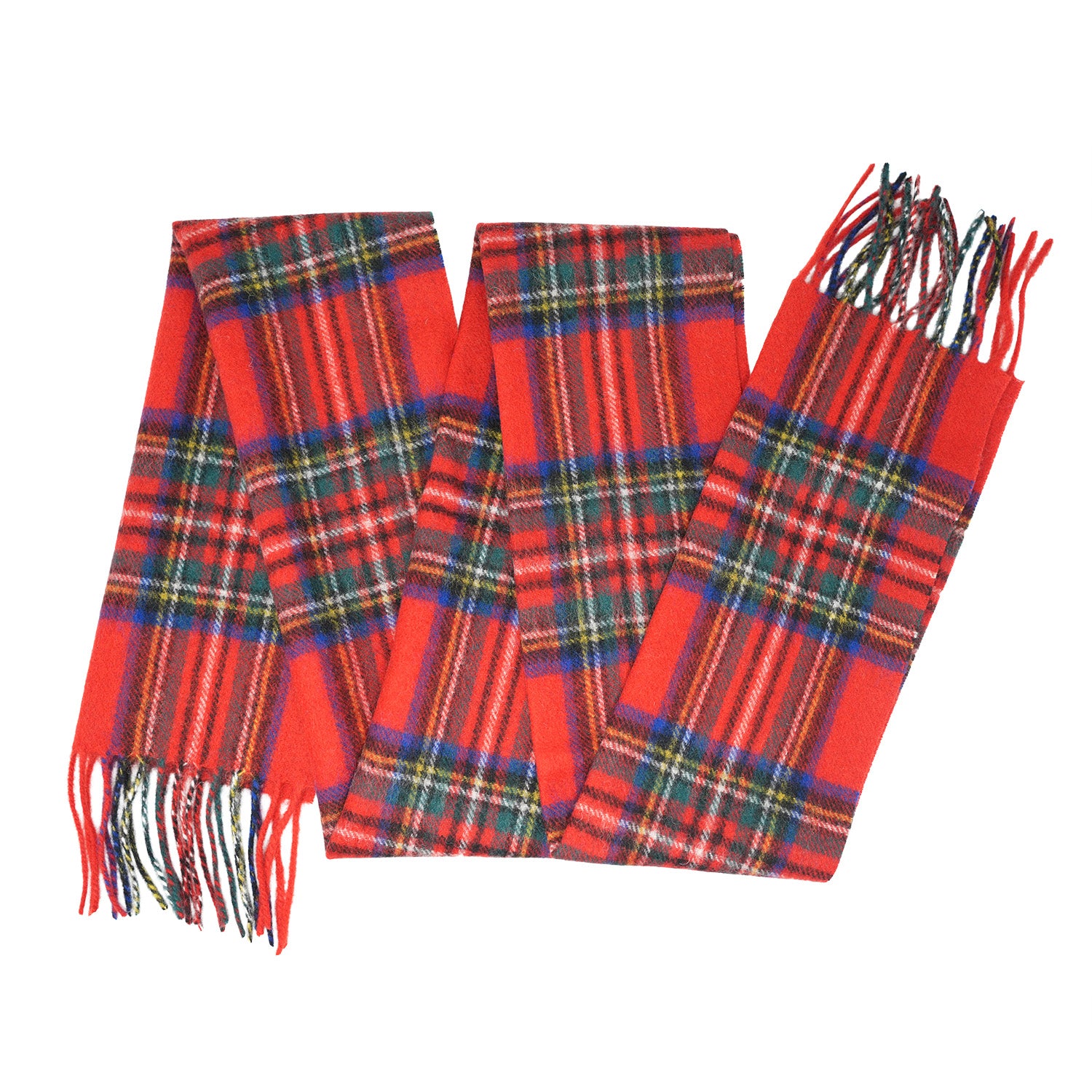 Tartan of Scotland 100% Pure New Wool Clan Scarf - Stewart
