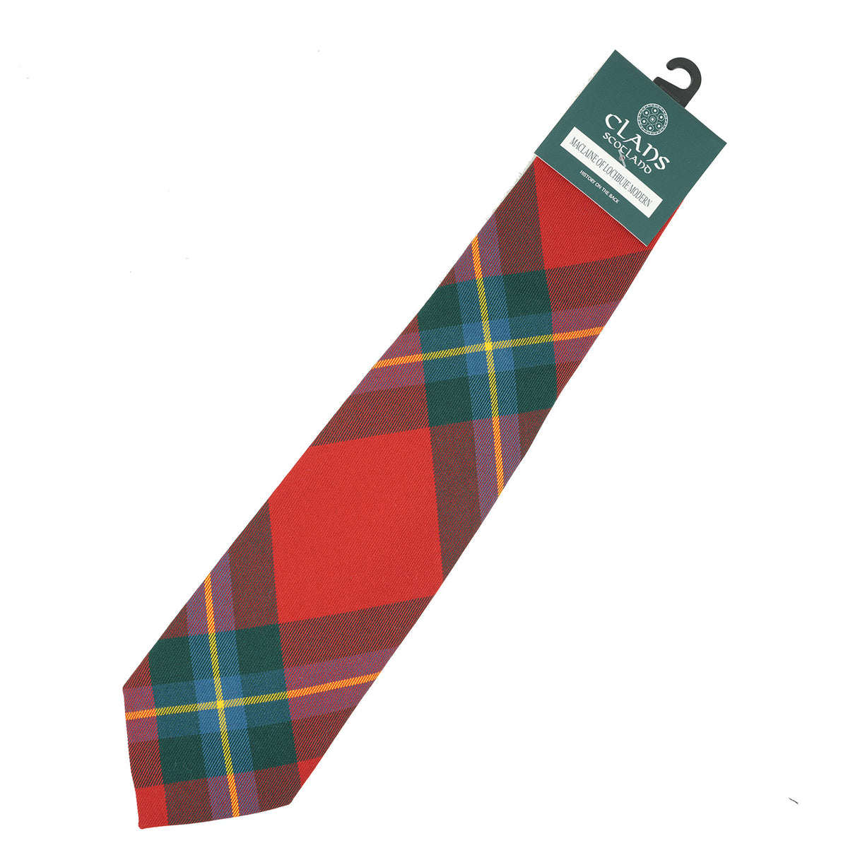 Traditional Scottish Clan Tartan Tie – Traditional Plaid Necktie - MACLAINE OF LOCHBUIE