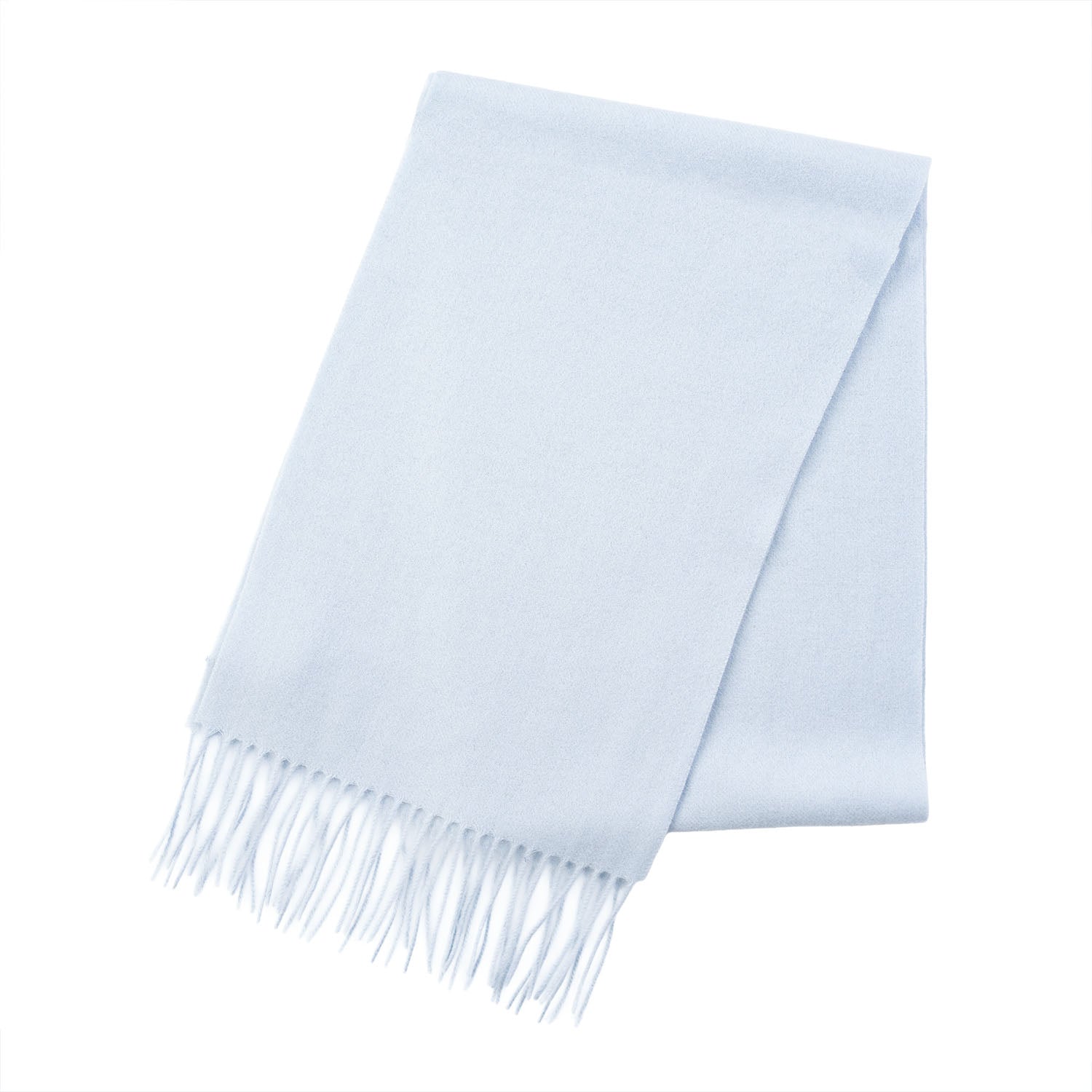 Edinburgh 100% Lambswool Scarf – Premium Soft Wool Wrap - Saxe Blue