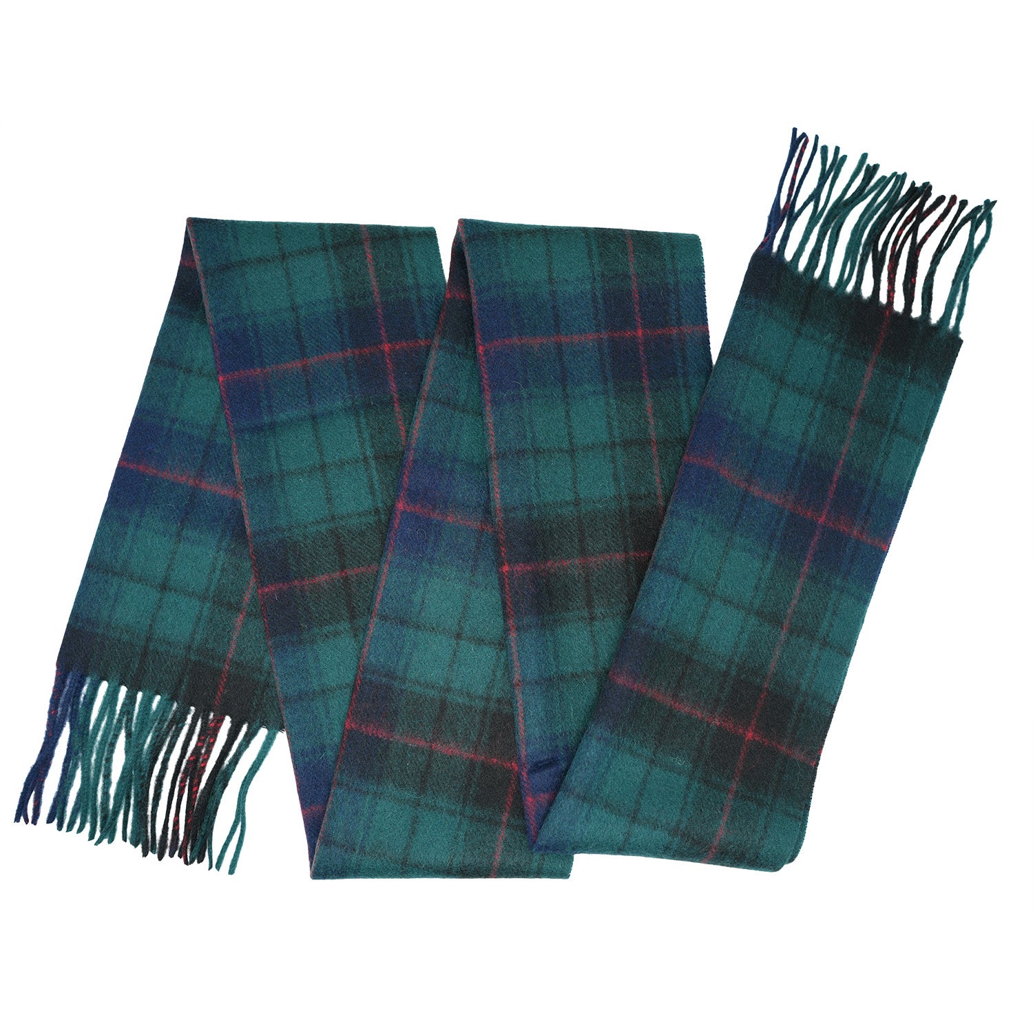 Tartan of Scotland 100% Pure New Wool Clan Scarf - Davidson