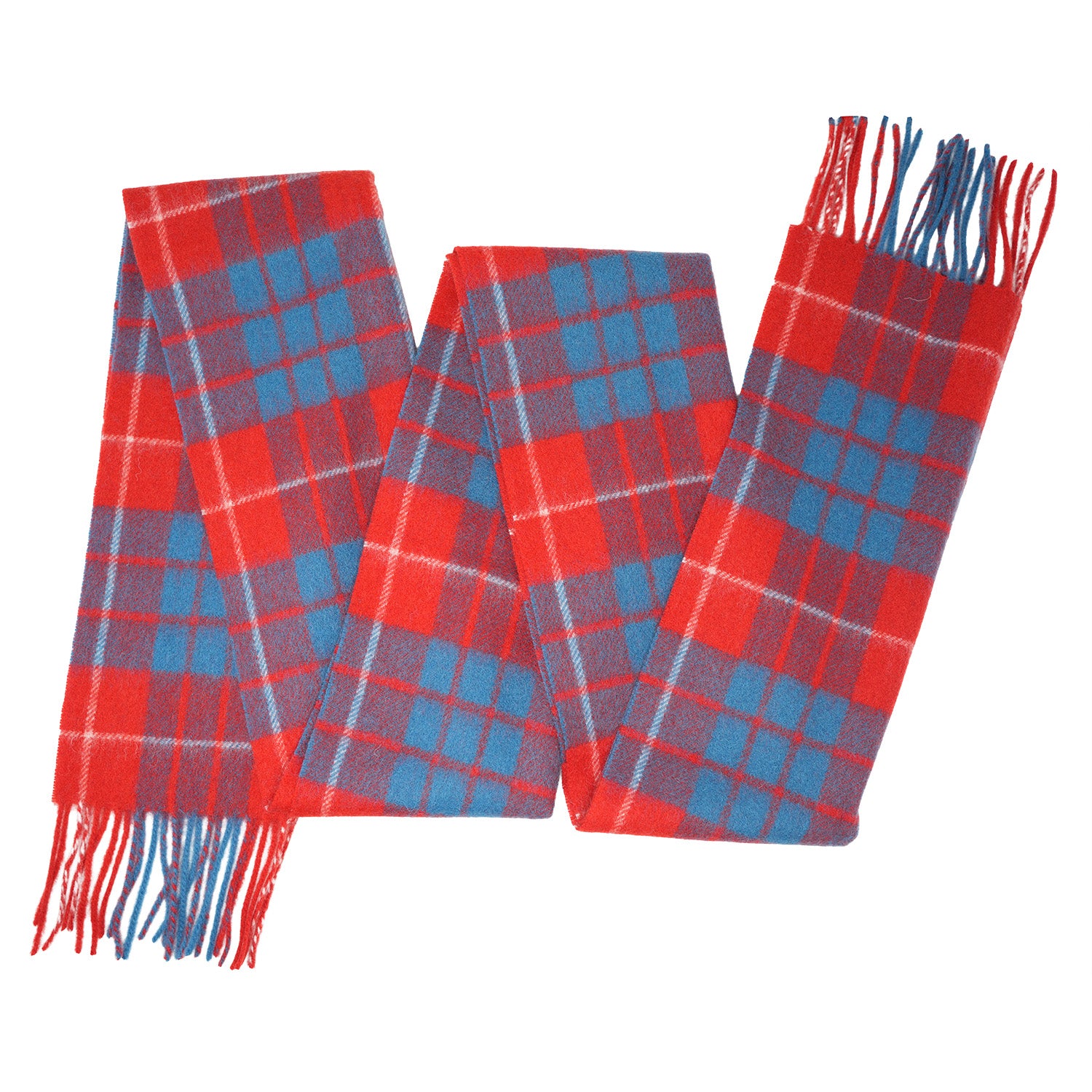 Tartan of Scotland 100% Pure New Wool Clan Scarf - Hamilton