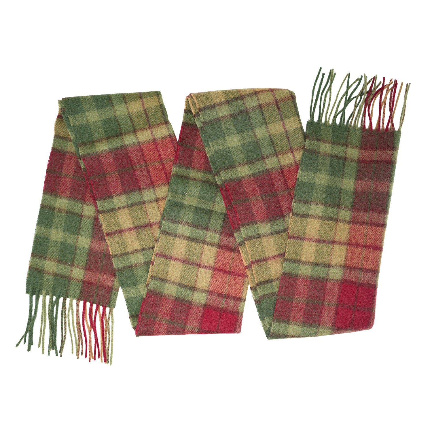 Tartan of Scotland 100% Pure New Wool Clan Scarf - Buchanan Autumn