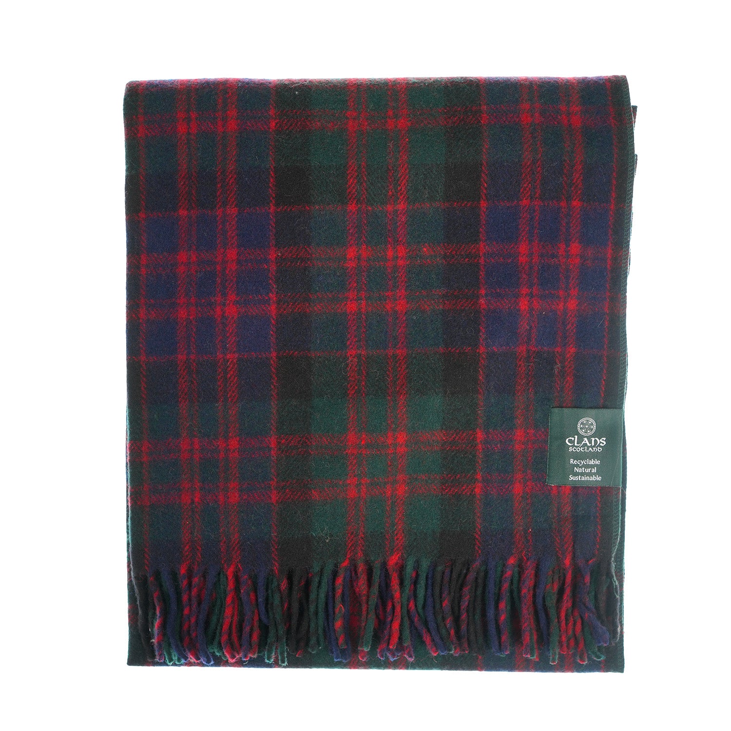 Highland Hearth – Recycled Wool Tartan Knee Blanket - MACDONALD