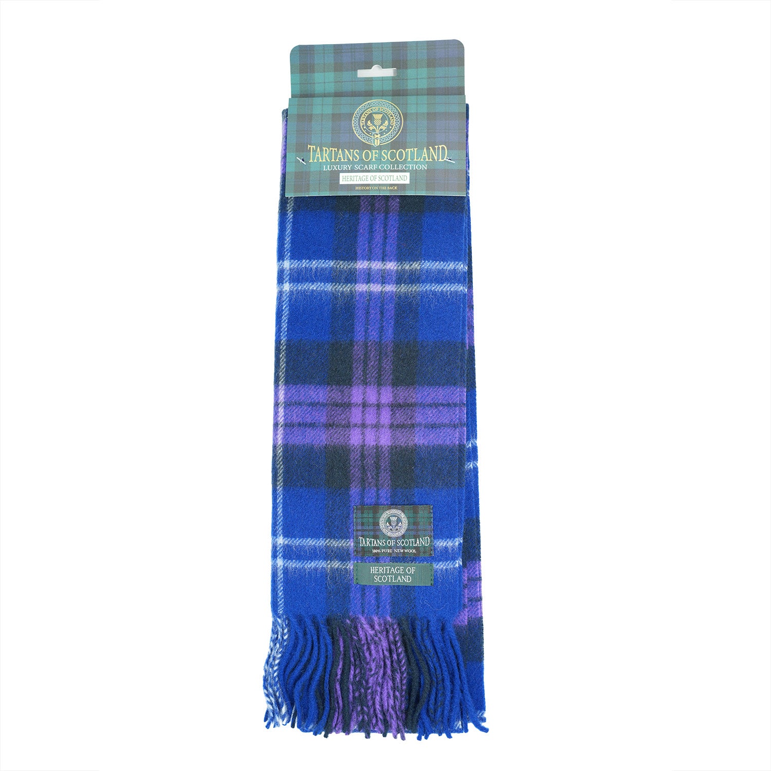 Tartan of Scotland 100% Pure New Wool Clan Scarf - Heritage of Scotland