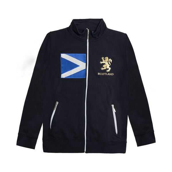 Zip Jacket Flag - Lion Scotland In Gold