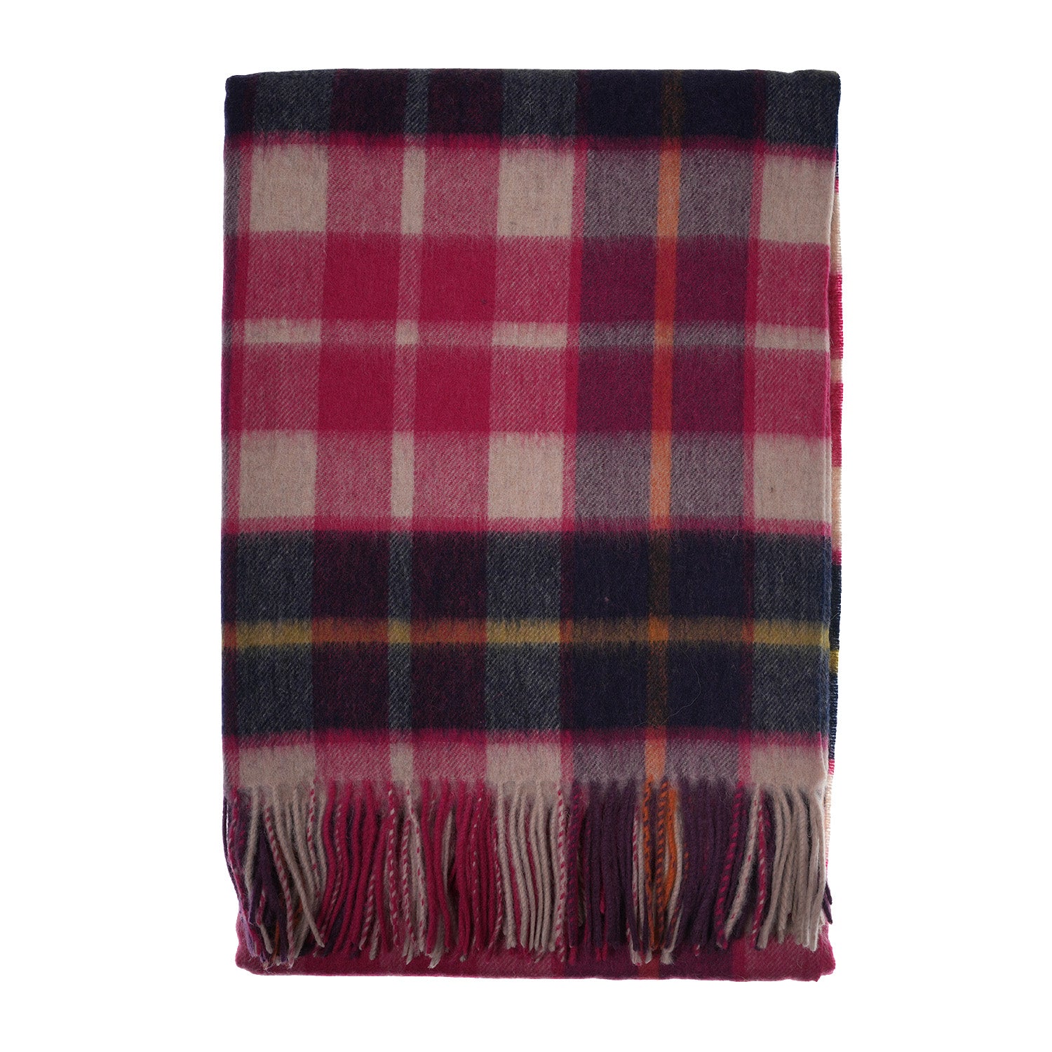 Edinburgh Lambswool Long Tartan Cape Cragg Check Eminence