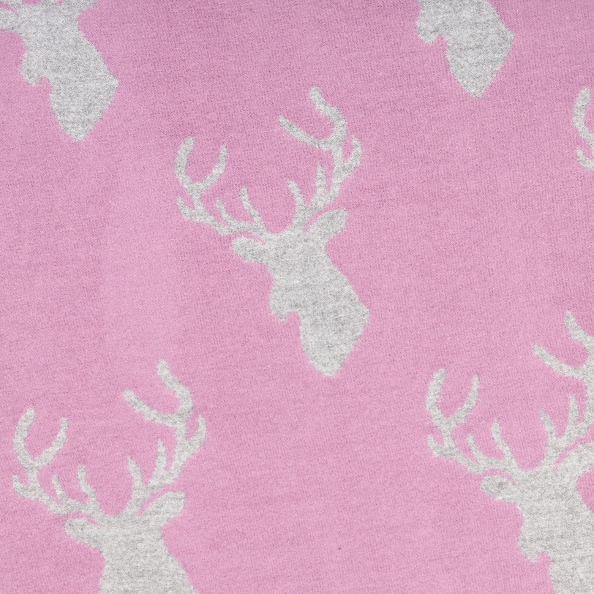 New Stag Super Soft Stole Purple/Light Grey