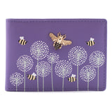 Moonflower Id And Card Holder Purple