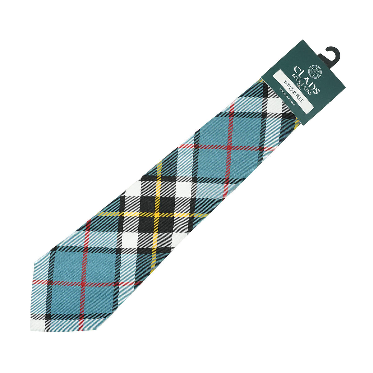 Traditional Scottish Clan Tartan Tie – Traditional Plaid Necktie - THOMSON BLUE