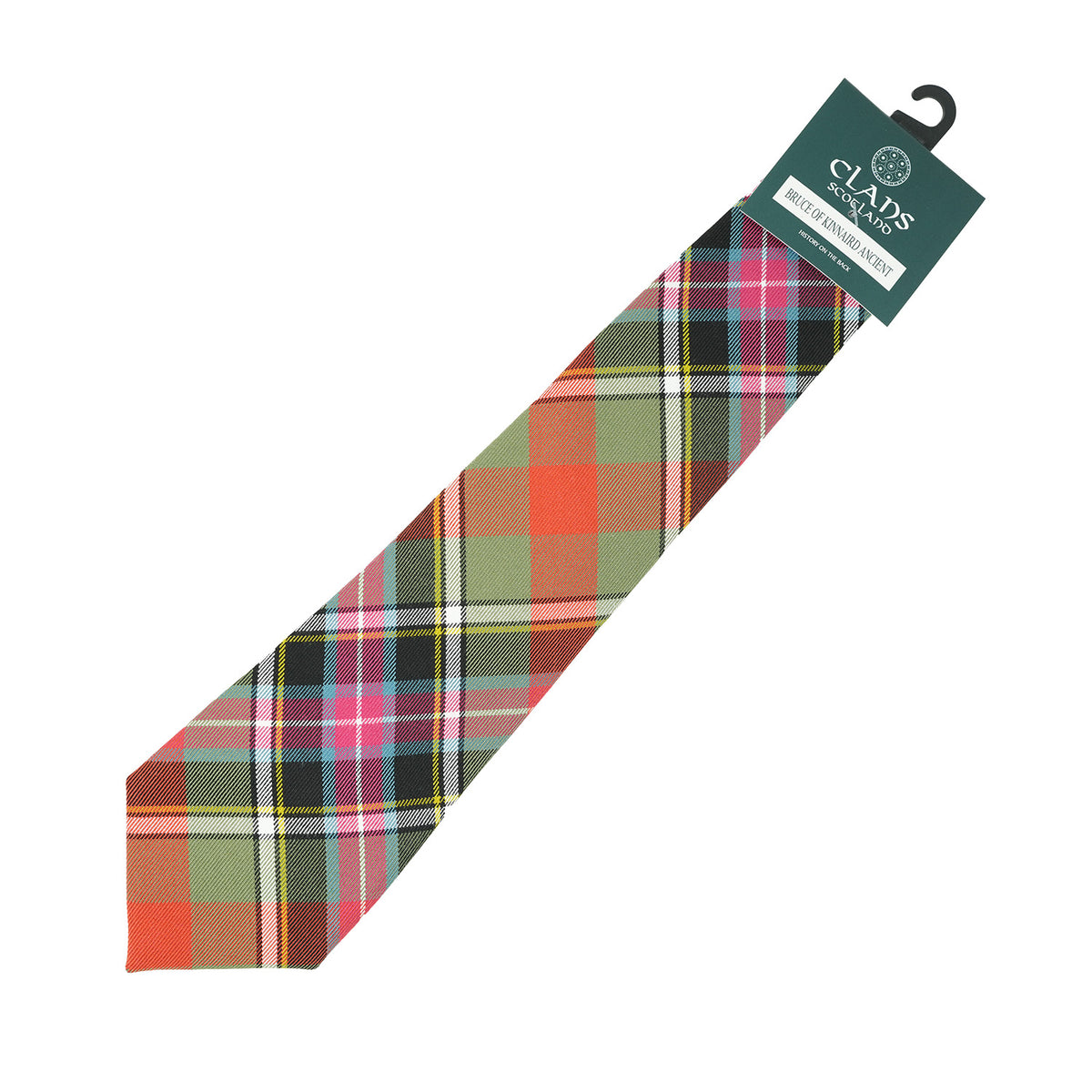 Traditional Scottish Clan Tartan Tie – Traditional Plaid Necktie - BRUCE OF KINNAIRD ANCIENT