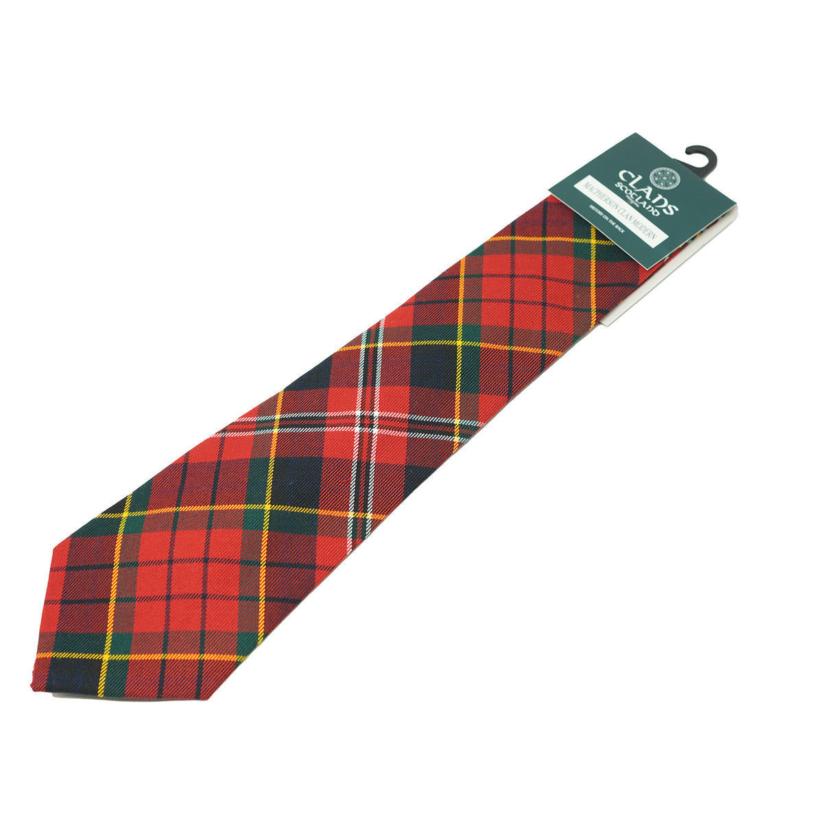 Traditional Scottish Clan Tartan Tie – Traditional Plaid Necktie - MACPHERSON CLAN