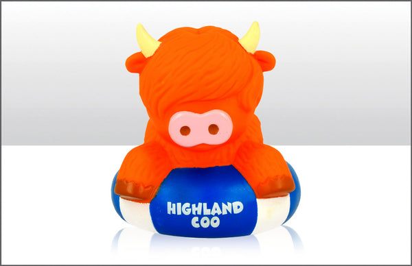 Highland Cow Rubber Bath Toy