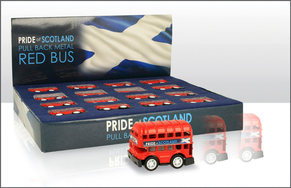 Scotland Bus Metal Cast Toy
