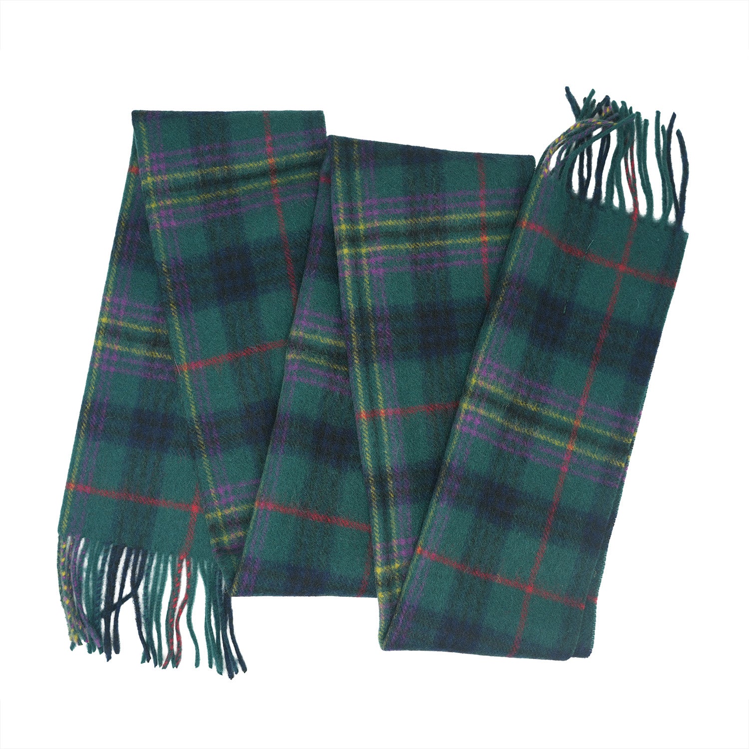 Tartan of Scotland 100% Pure New Wool Clan Scarf - Kennedy