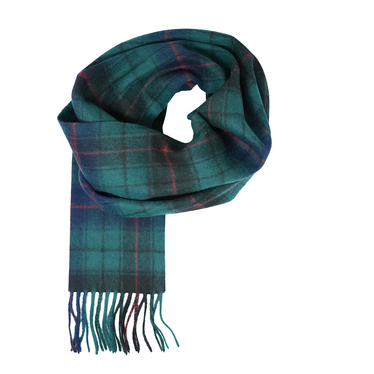 Tartan of Scotland 100% Pure New Wool Clan Scarf - Davidson