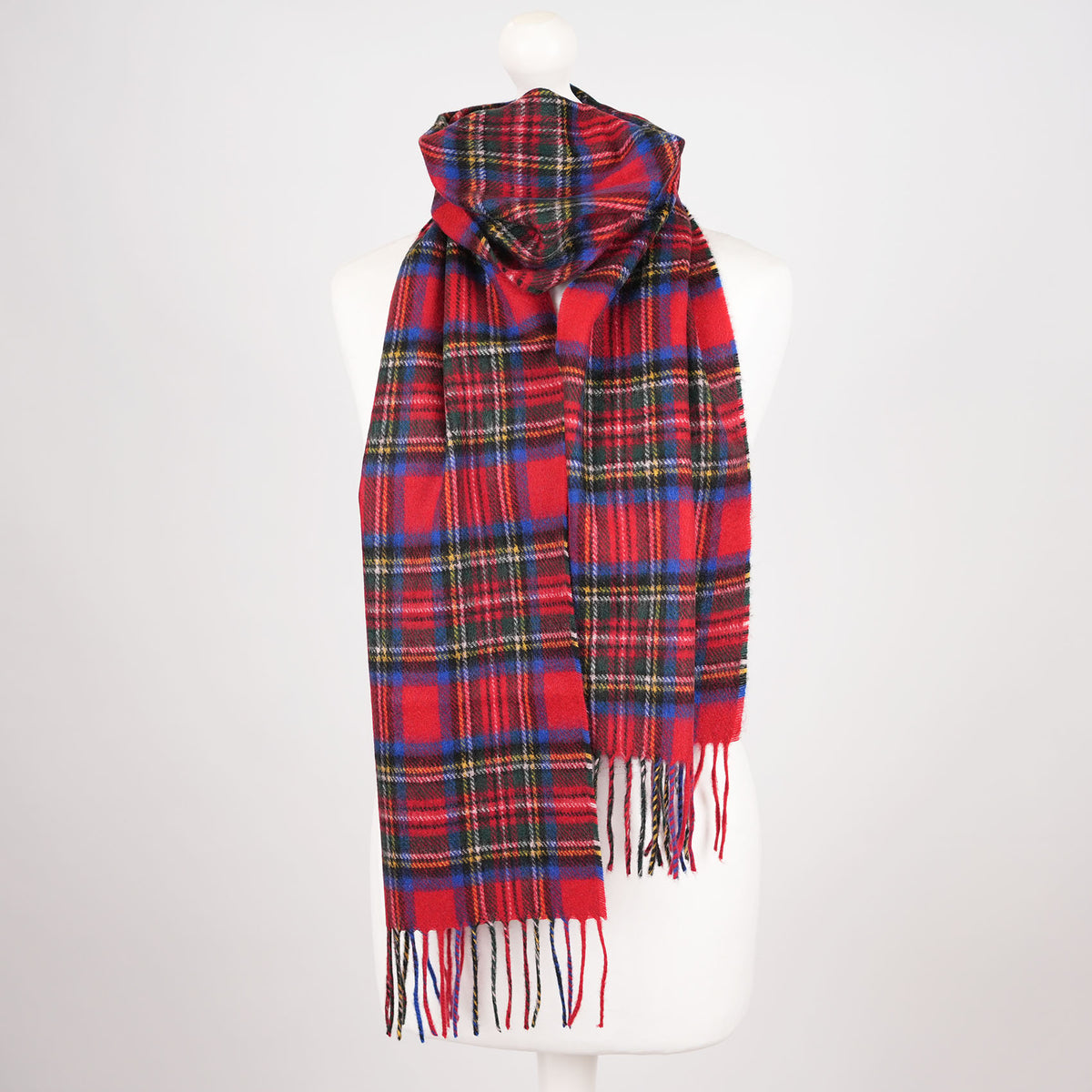 Tartan Weaving Mill 100% Pure Cashmere Scarf – Made in Scotland - STEWART ROYAL
