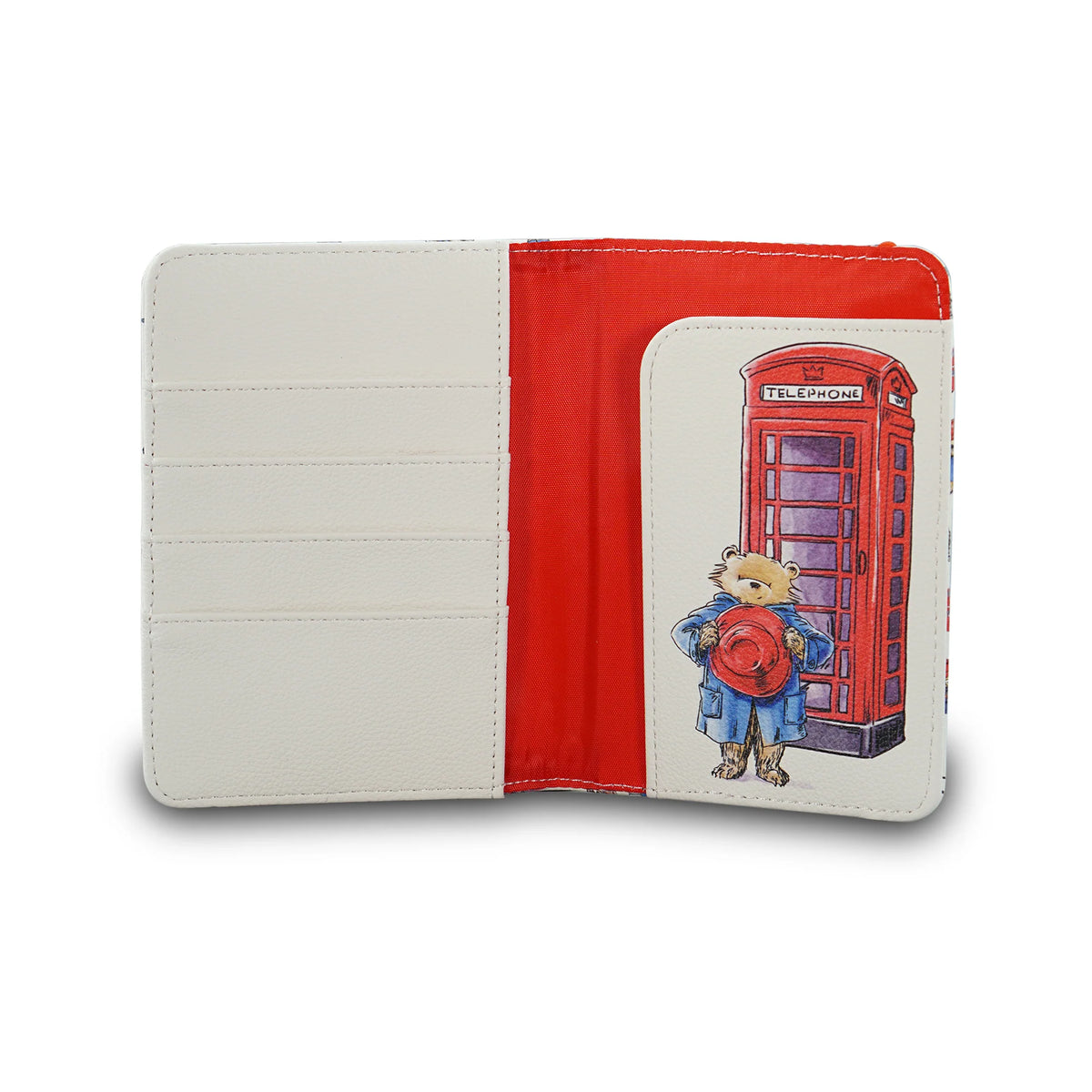 Paddington Bear London Faux Leather Passport Holder & Travel Wallet