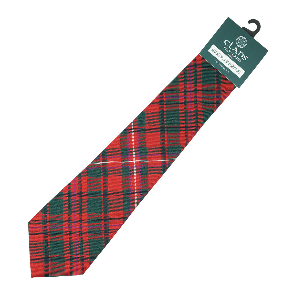 Traditional Scottish Clan Tartan Tie – Traditional Plaid Necktie - MACKINNON RED
