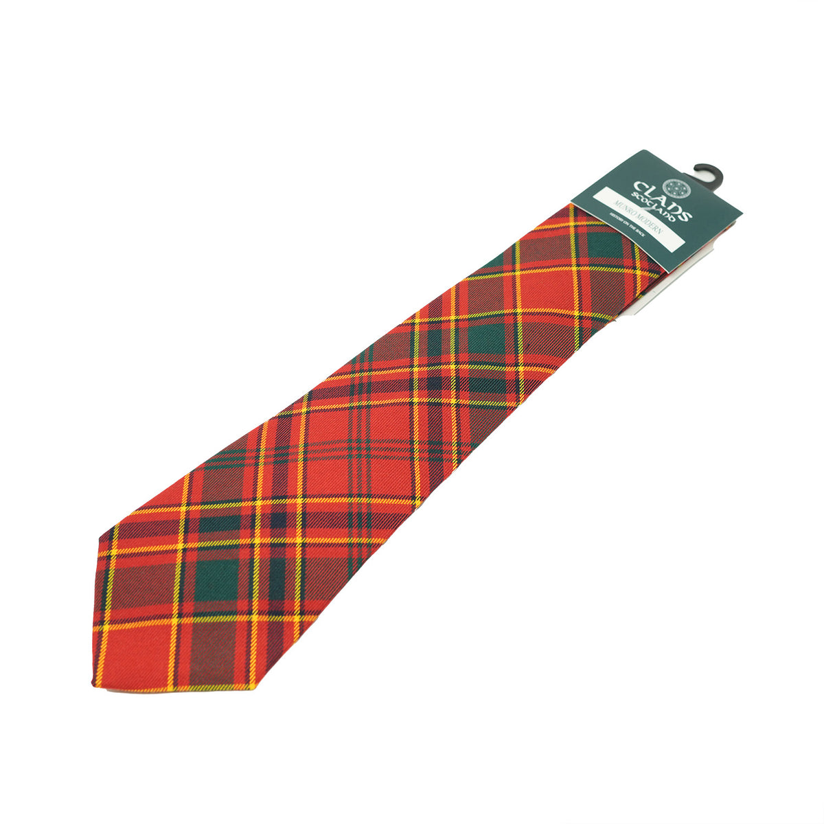 Traditional Scottish Clan Tartan Tie – Traditional Plaid Necktie - MUNRO