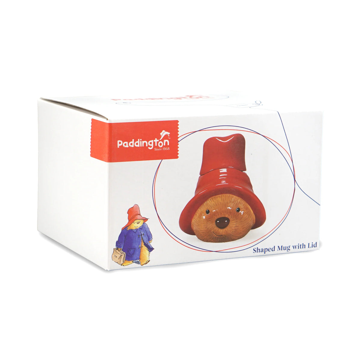 Paddington Bear Shaped Ceramic Mug with Hat Lid – 300ml